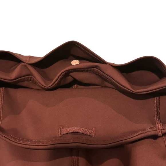 Lululemon ‘Fast Free’ Crop II *Nulux 19" Pelt Women’s Size 4 Pockets Gym - Picture 12 of 13